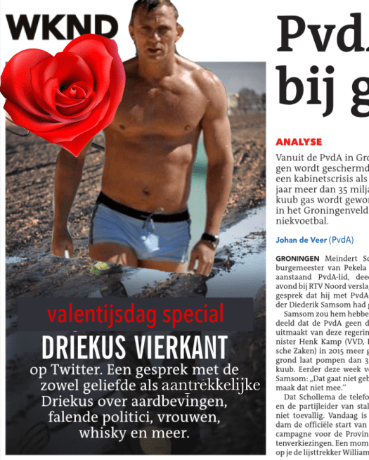 Kijk die aantrekkelijke Driekus dan eens!