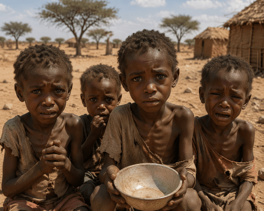 Red het klimaat, honger voor de wereld